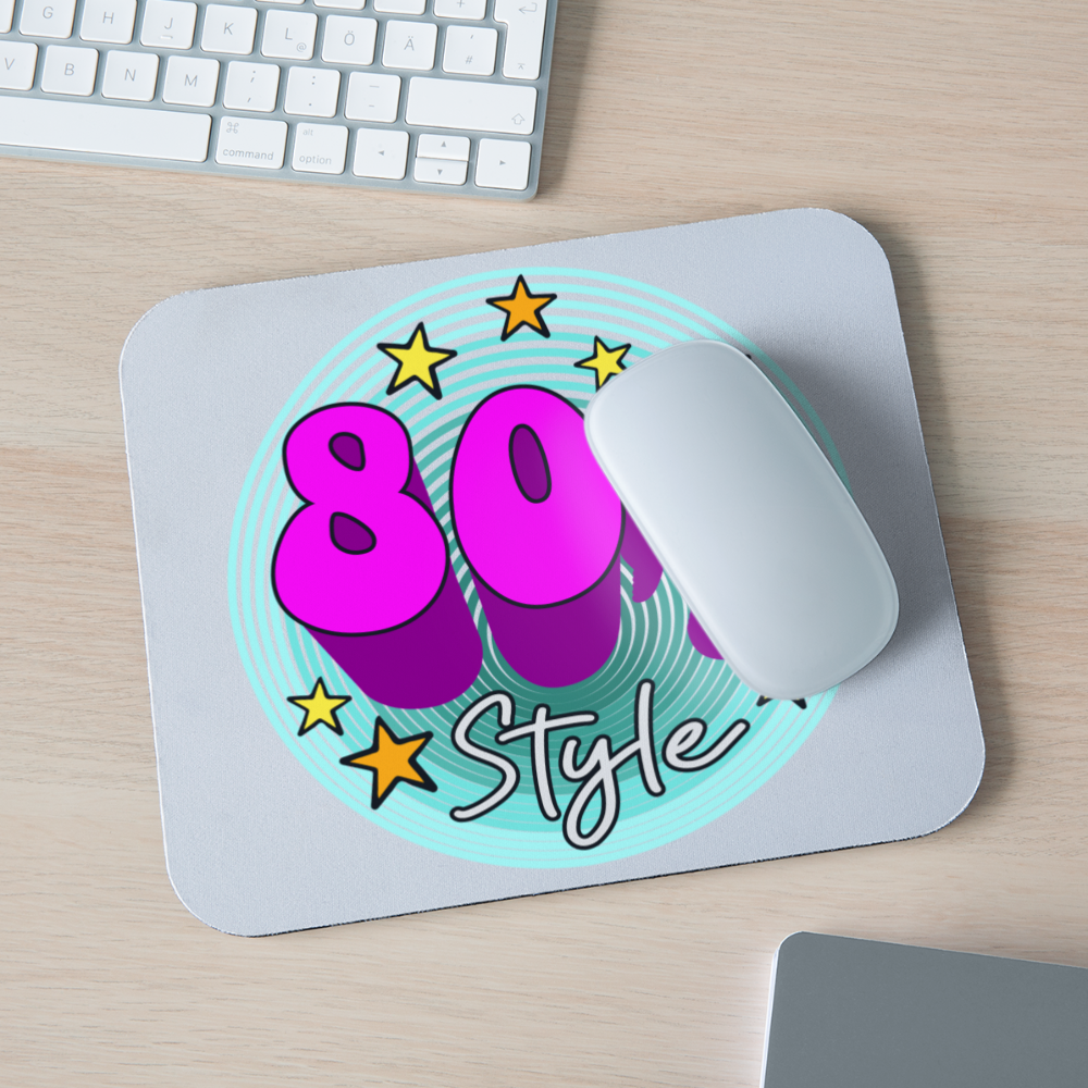 Back to the 80's - 80's Style - Mouse Pad - white