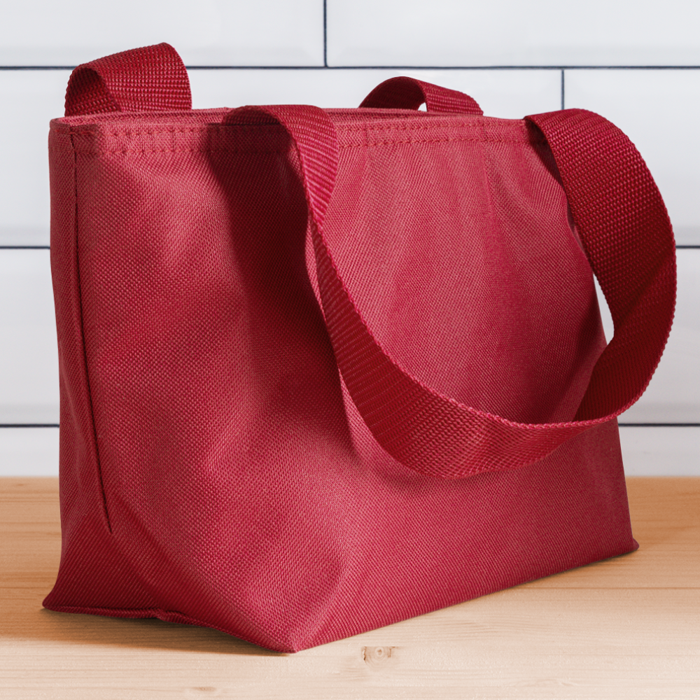 Summer Vibes - Beach Babe Insulated Lunch Bag - red