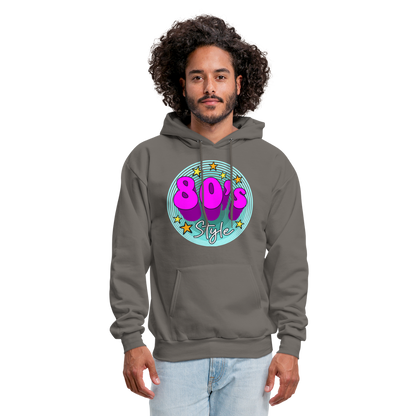 Back to the 80's - 80's Style - Hoodie - asphalt gray