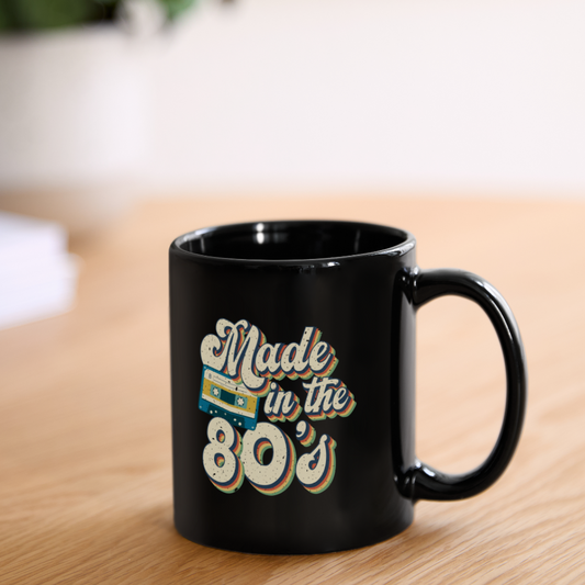 Back to the 80's - Made in the 80's Coffee Mug - black