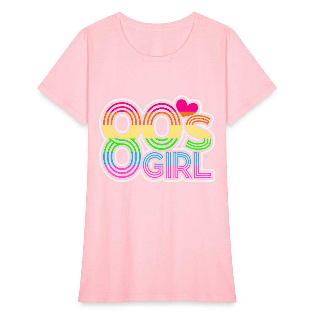 Back to the 80's - 80's Girl - T-shirt - pink