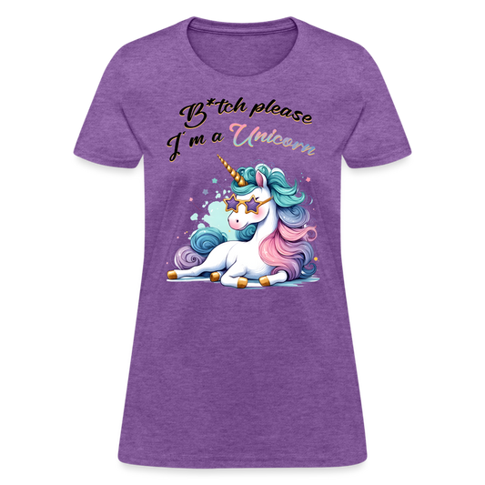 Unicorn Collection - B*tch Please, I'm a Unicorn - purple heather