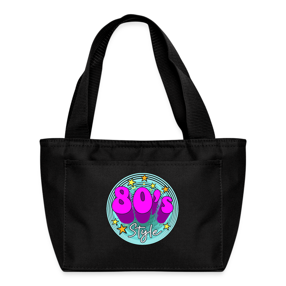 Back to the 80's - 80's Style - Insulate Lunch Bag - black