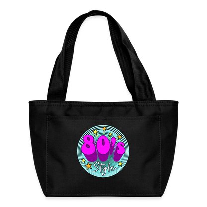 Back to the 80's - 80's Style - Insulate Lunch Bag - black