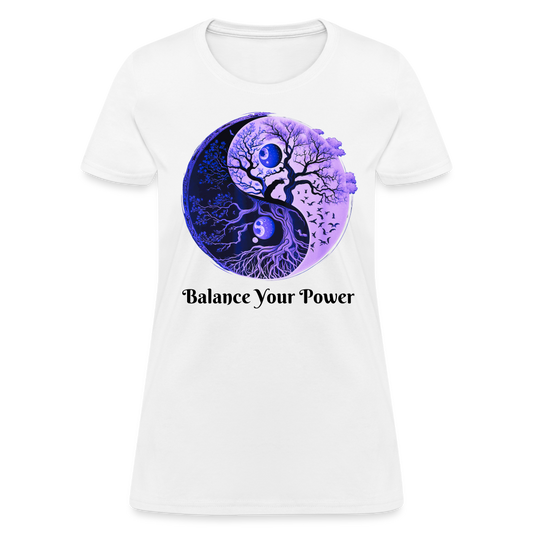 Faith Collection - Yin/Yang Tree of Life T-Shirt - white