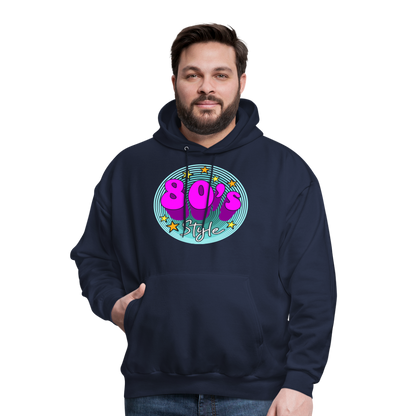 Back to the 80's - 80's Style - Hoodie - navy