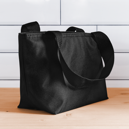 Summer Vibes - Beach Babe Insulated Lunch Bag - black