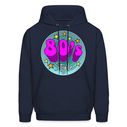 Back to the 80's - 80's Style - Hoodie - navy