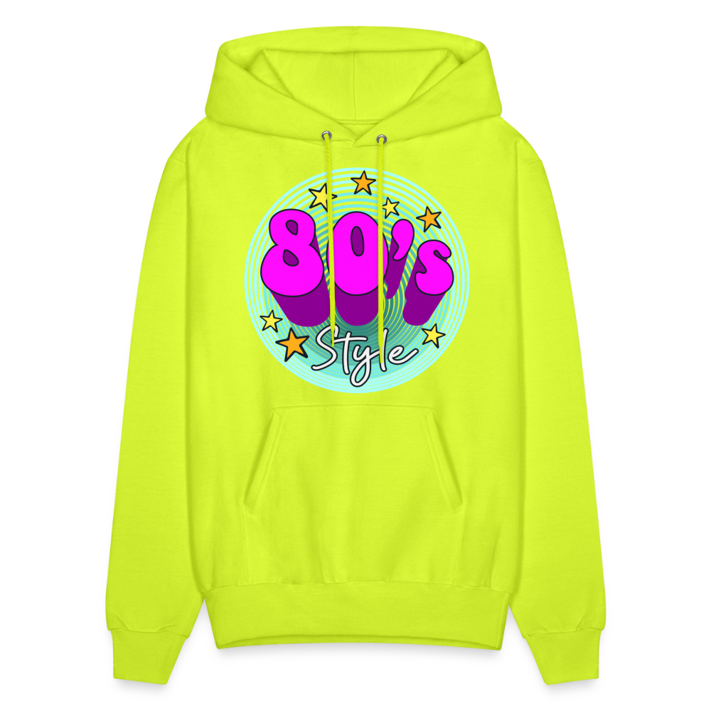 Back to the 80's - 80's Style - Hoodie - safety green