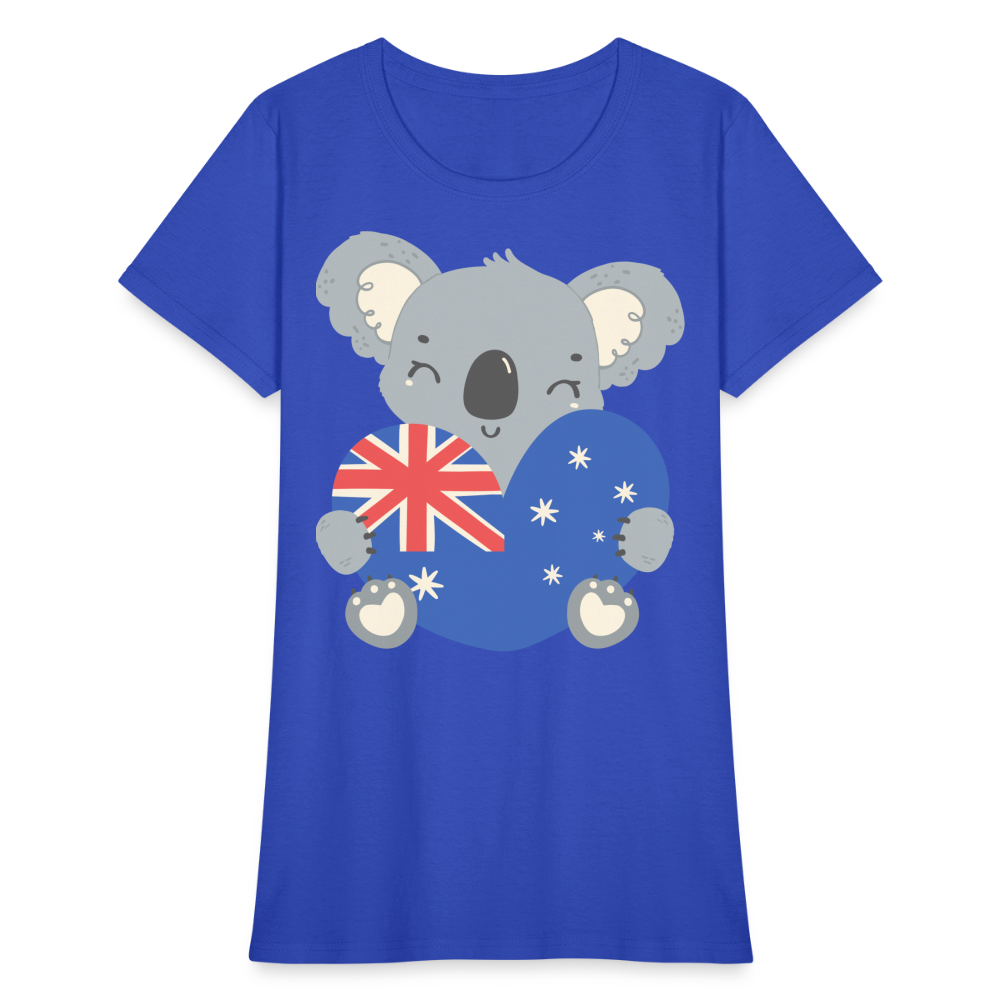 Australia Day - Koala Love Heart - royal blue