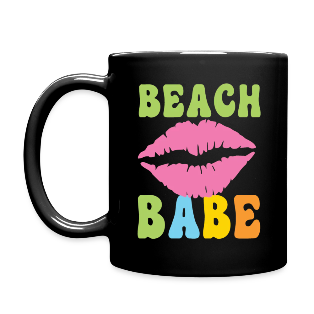 Summer Vibes - Beach Babe Coffee Mug - black