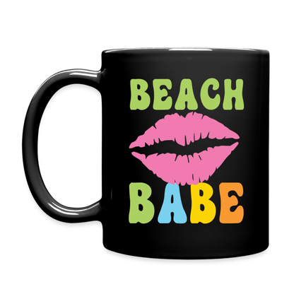 Summer Vibes - Beach Babe Coffee Mug - black