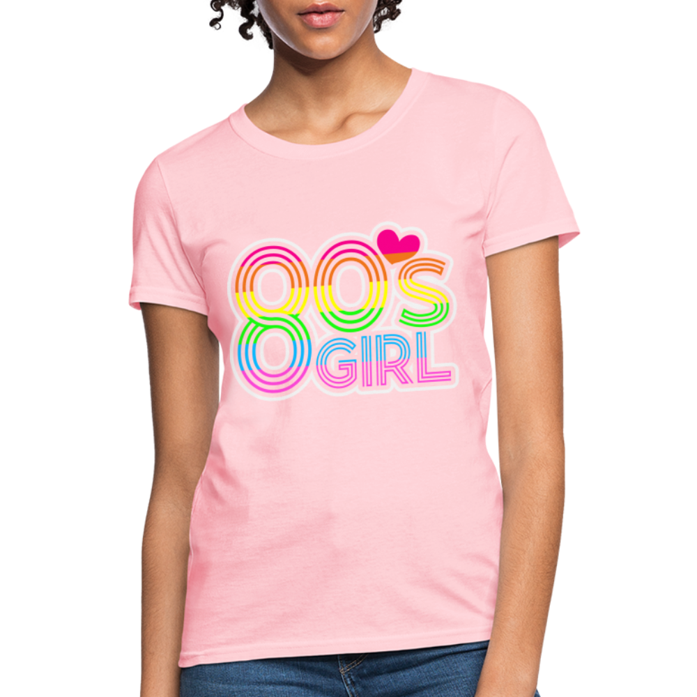 Back to the 80's - 80's Girl - T-shirt - pink