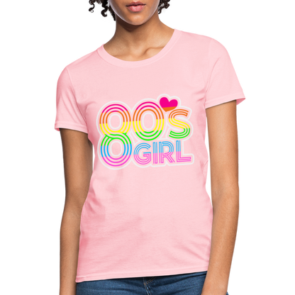 Back to the 80's - 80's Girl - T-shirt - pink