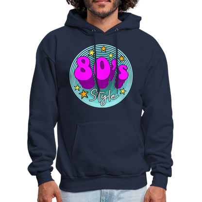 Back to the 80's - 80's Style - Hoodie - navy