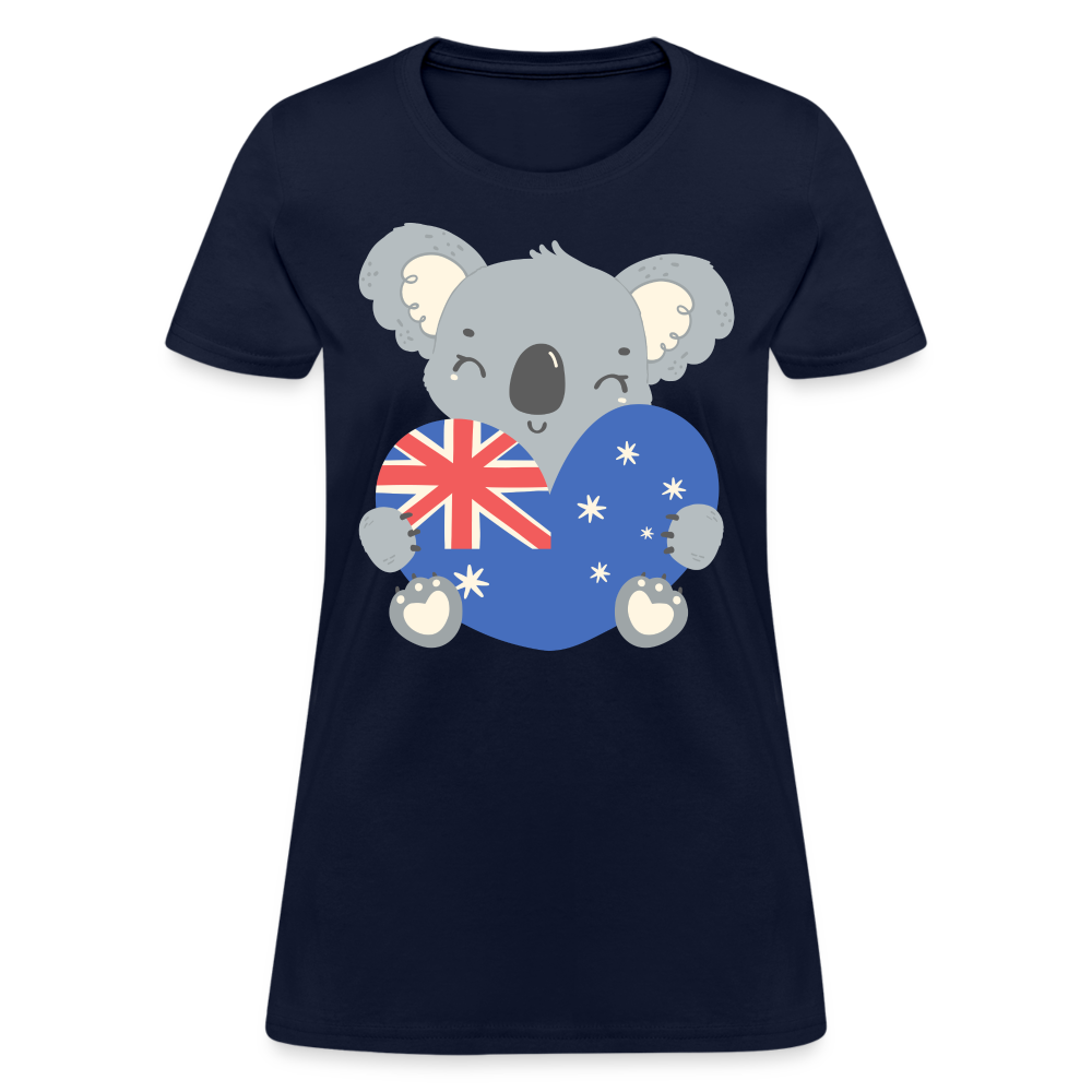 Australia Day - Koala Love Heart - navy