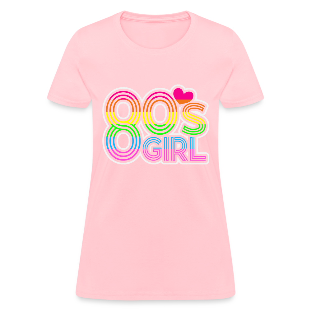 Back to the 80's - 80's Girl - T-shirt - pink