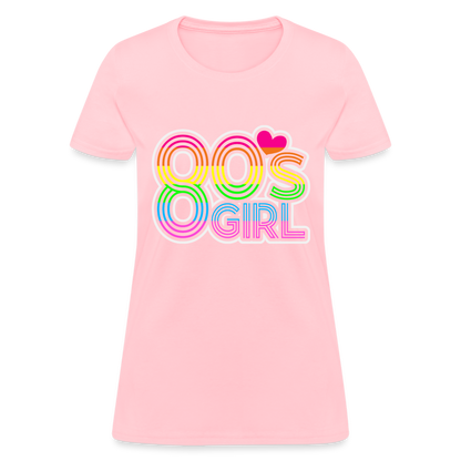 Back to the 80's - 80's Girl - T-shirt - pink