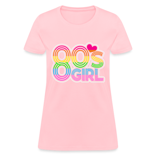 Back to the 80's - 80's Girl - T-shirt - pink