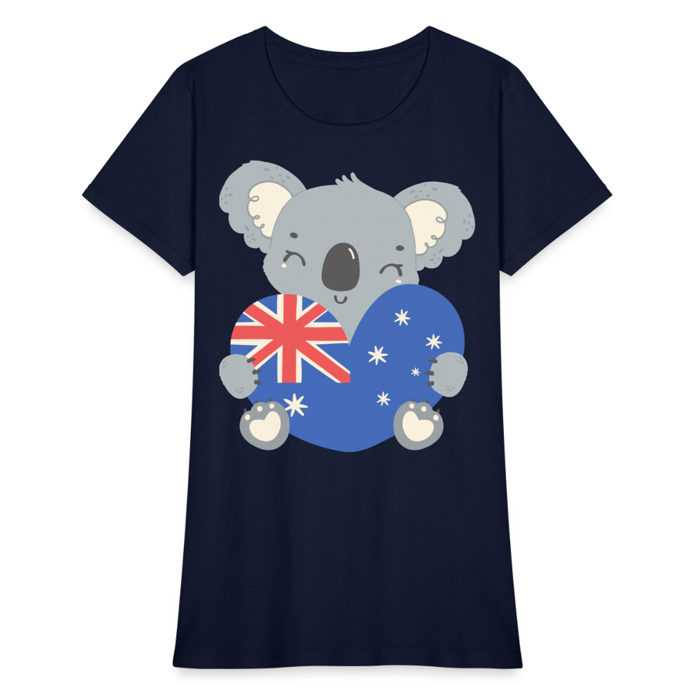 Australia Day - Koala Love Heart - navy