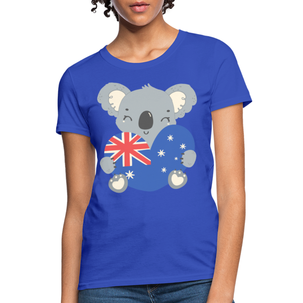 Australia Day - Koala Love Heart - royal blue