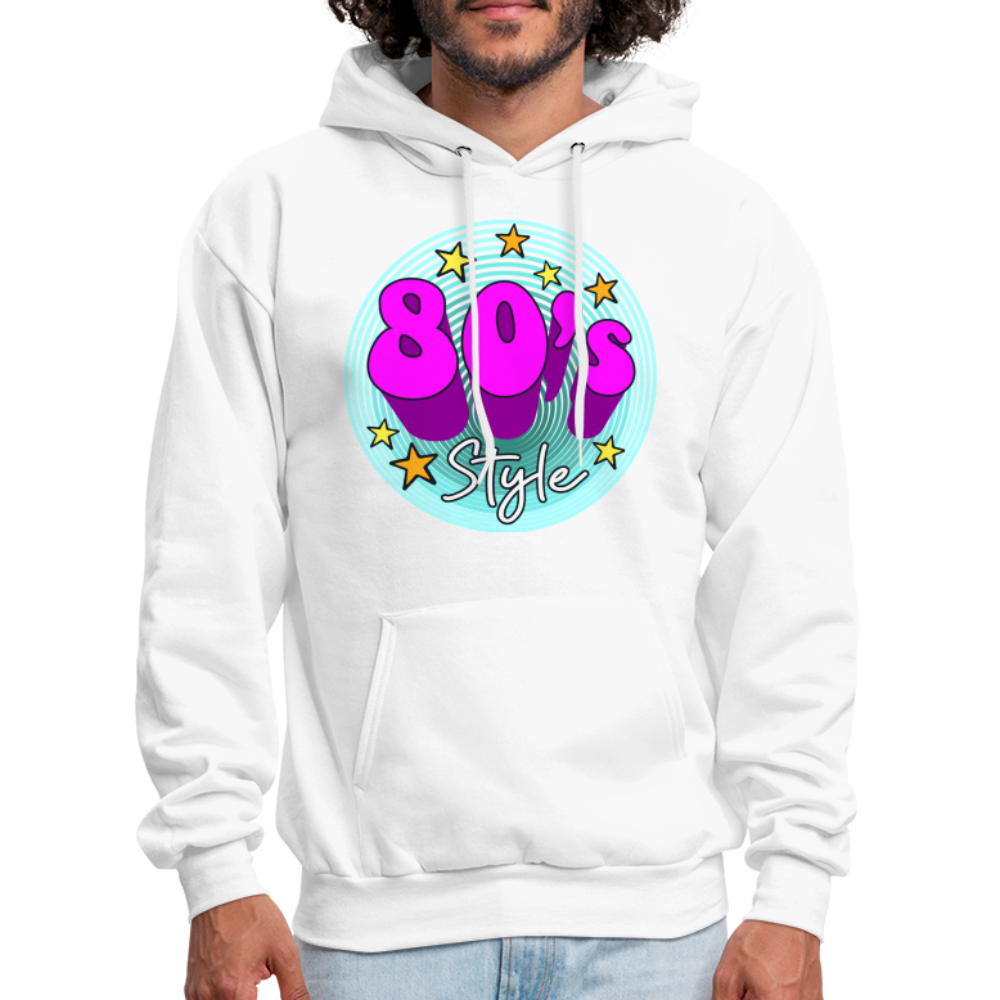 Back to the 80's - 80's Style - Hoodie - white