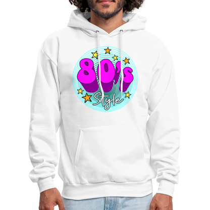 Back to the 80's - 80's Style - Hoodie - white