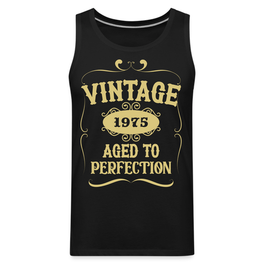 Born in 1975 - Vintage Aged to Perfection - black