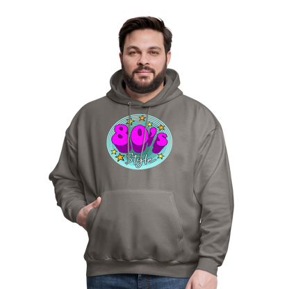 Back to the 80's - 80's Style - Hoodie - asphalt gray