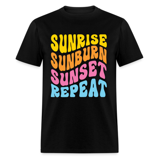 Summer Vibes - Sunrise Sunburn T-shirt - black