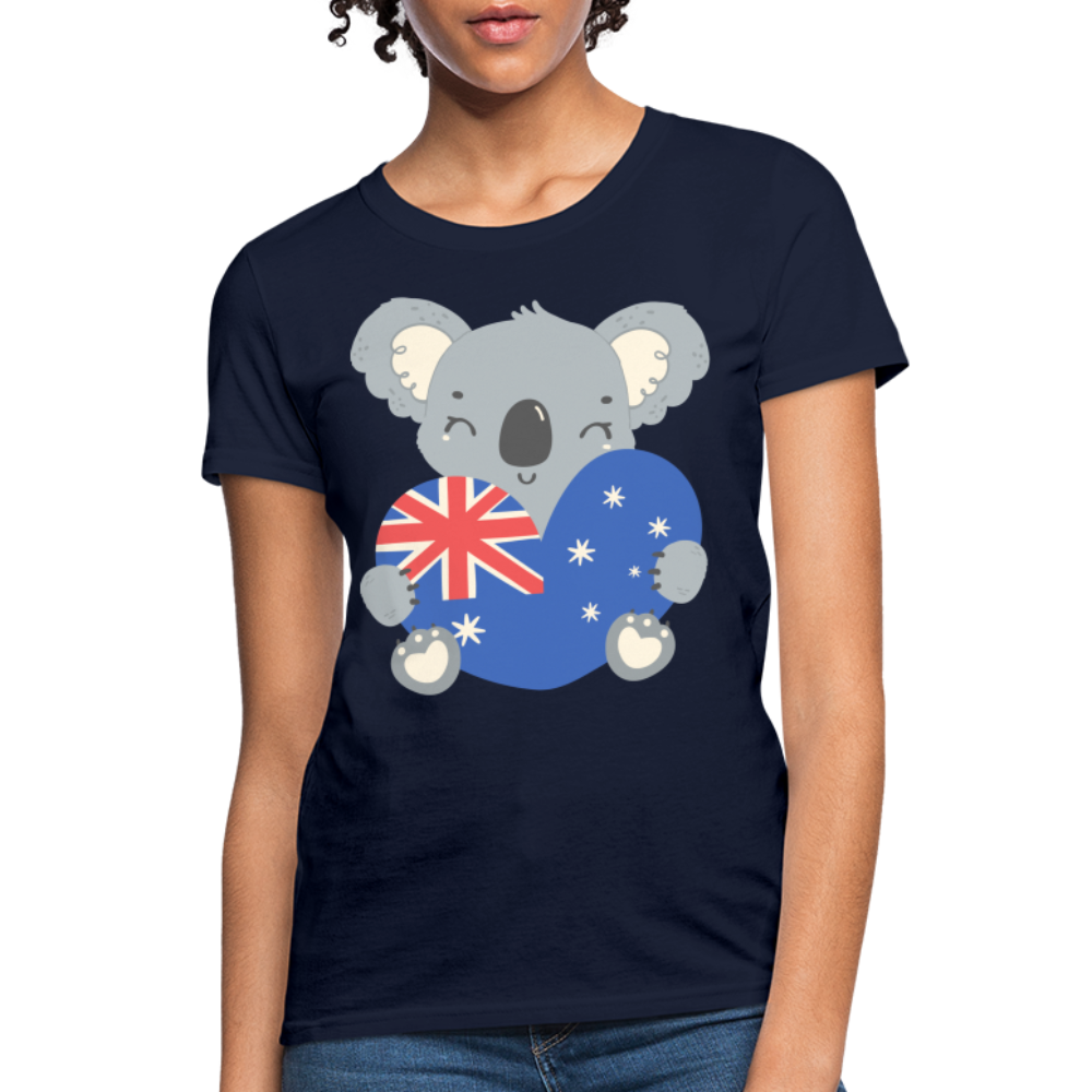 Australia Day - Koala Love Heart - navy