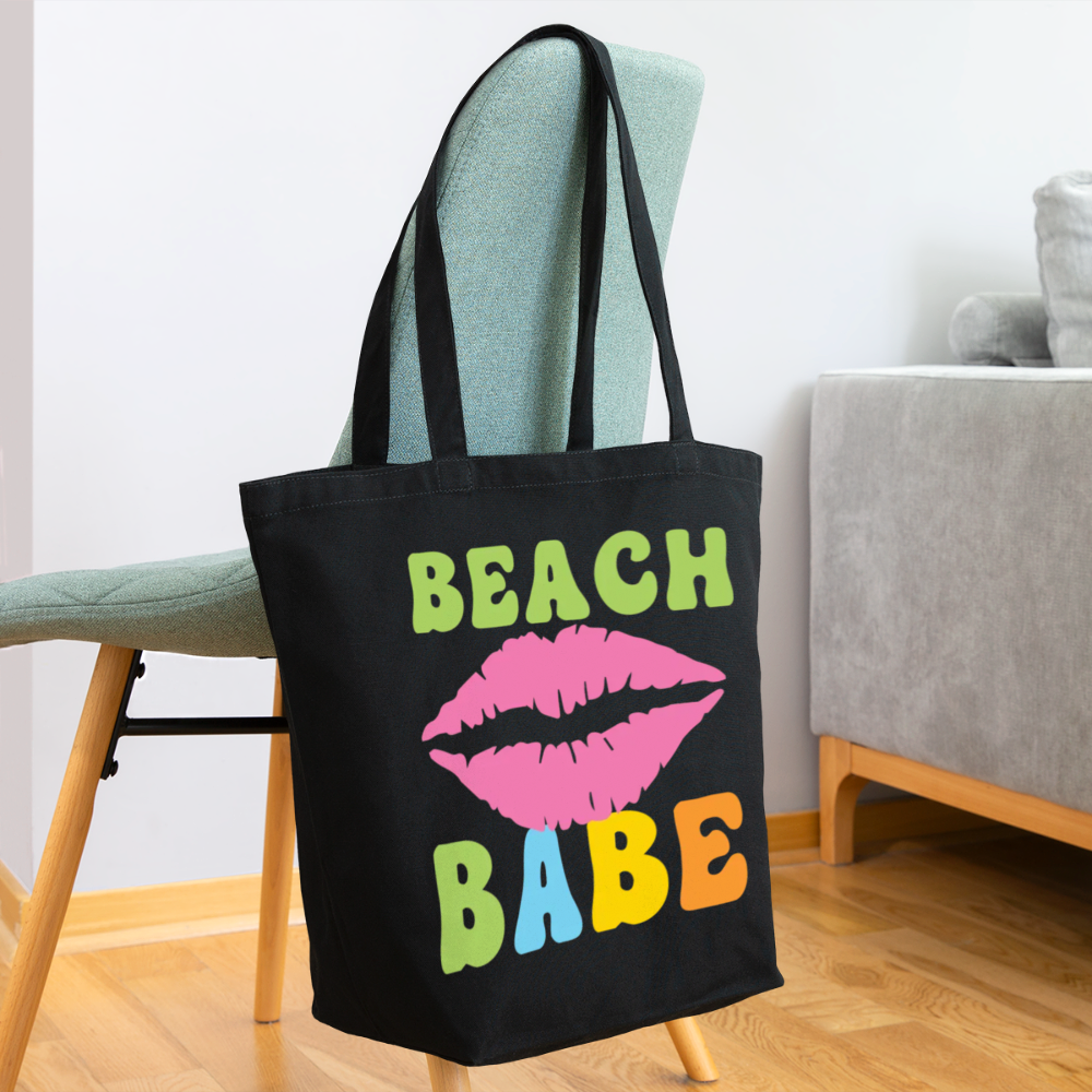 Summer Vibes - Beach Babe Tote Bag - black