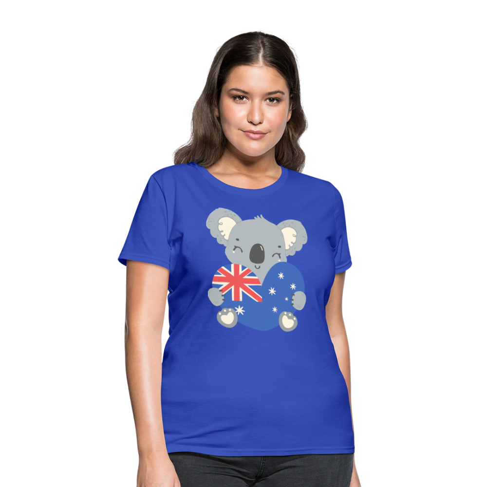 Australia Day - Koala Love Heart - royal blue