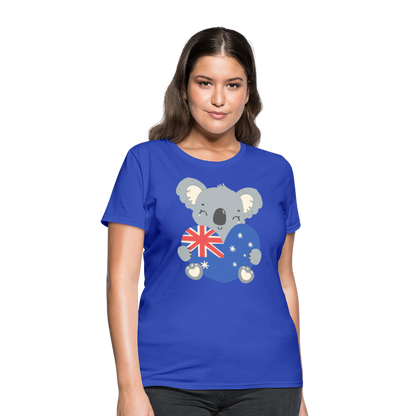 Australia Day - Koala Love Heart - royal blue