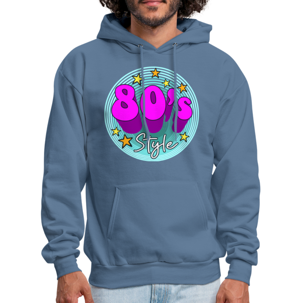 Back to the 80's - 80's Style - Hoodie - denim blue