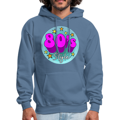 Back to the 80's - 80's Style - Hoodie - denim blue