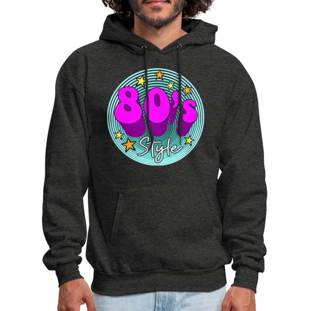 Back to the 80's - 80's Style - Hoodie - charcoal grey