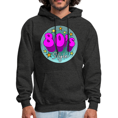 Back to the 80's - 80's Style - Hoodie - charcoal grey