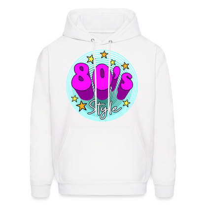 Back to the 80's - 80's Style - Hoodie - white