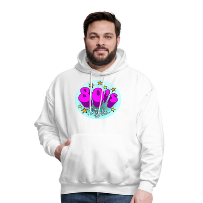 Back to the 80's - 80's Style - Hoodie - white