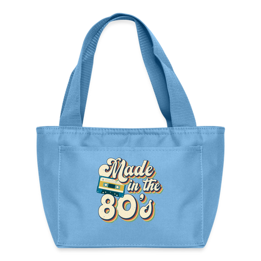 Back to the 80's - Made in the 80's - Insulated Lunch Bag - light blue