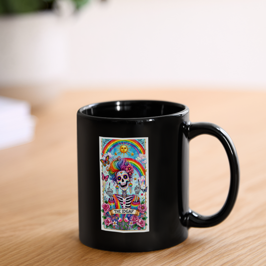 Tarot Treasures - IDGAF Coffee Mug - black