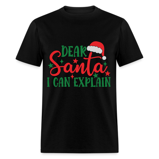 Christmas Holiday Collection - Dear Santa, I Can Explain - black