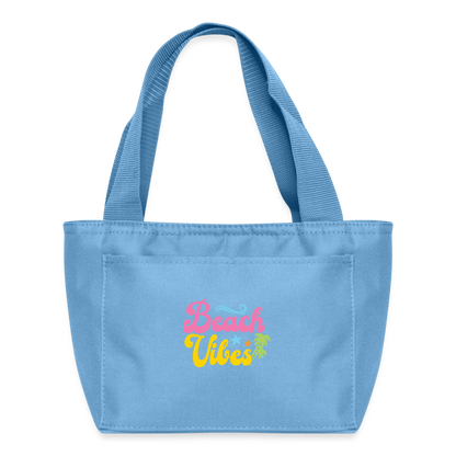 Summer Vibes - Beach Vibes Insulated Lunch Bag - light blue