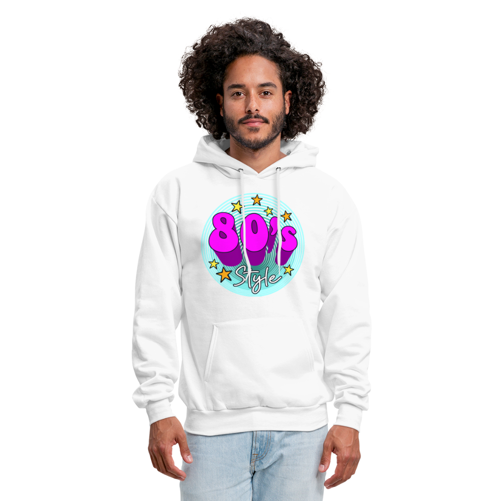 Back to the 80's - 80's Style - Hoodie - white