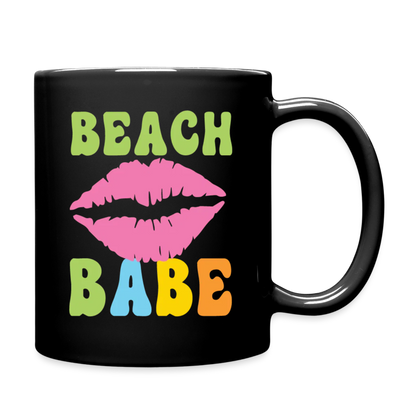 Summer Vibes - Beach Babe Coffee Mug - black