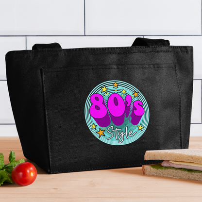 Back to the 80's - 80's Style - Insulate Lunch Bag - black