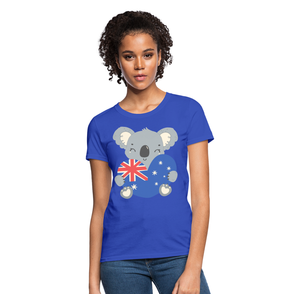 Australia Day - Koala Love Heart - royal blue