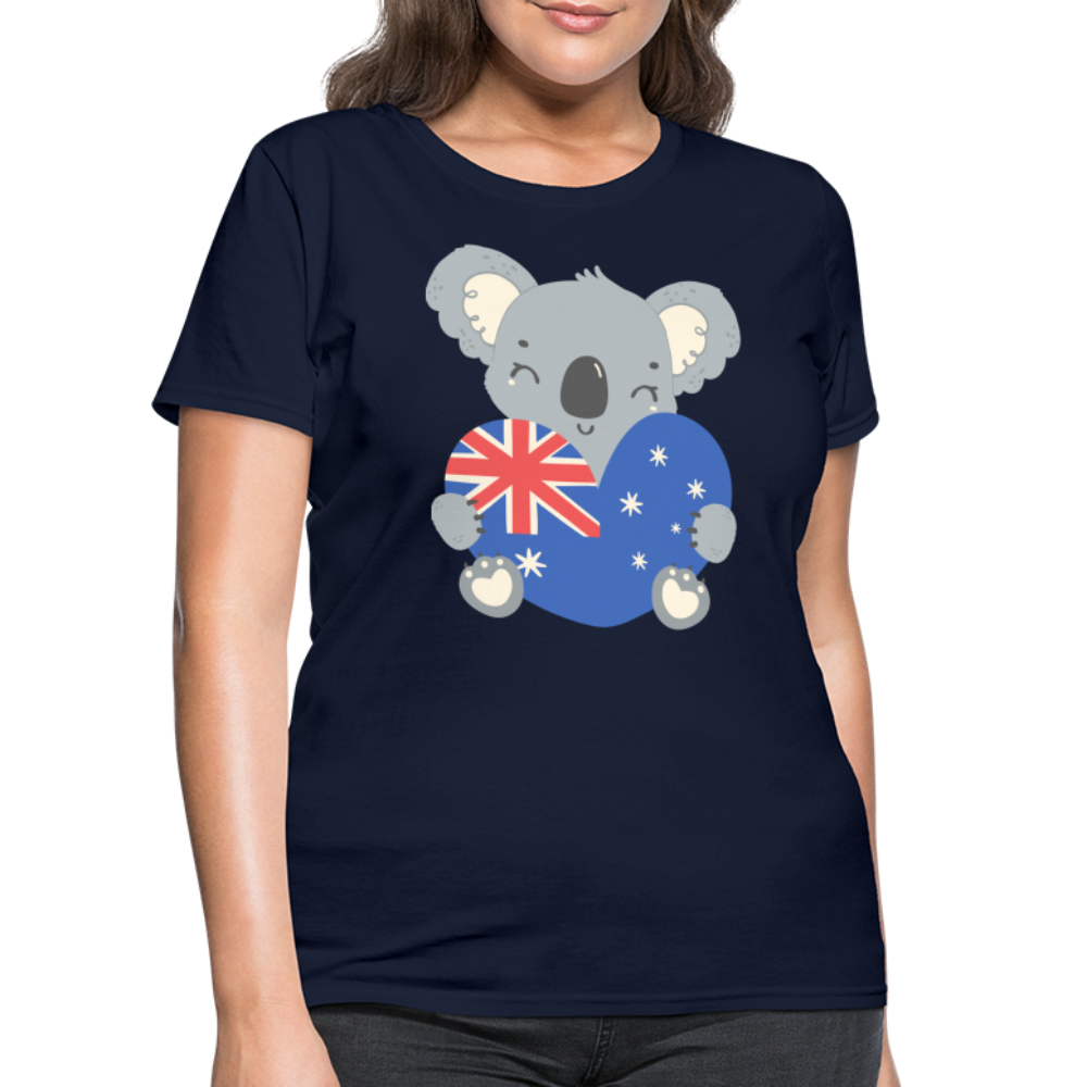 Australia Day - Koala Love Heart - navy