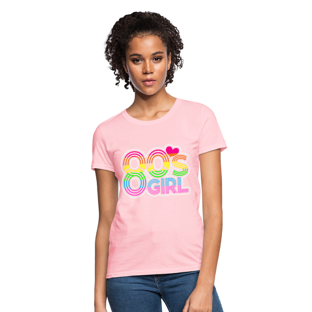 Back to the 80's - 80's Girl - T-shirt - pink